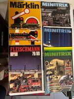5 CATALOGUES MÄRKLIN, FLEICHMANN ET MINITRIX
