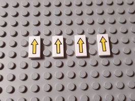 LEGO Classic Space - Bedruckte Fliesen - 3069p06 (Lot 7)