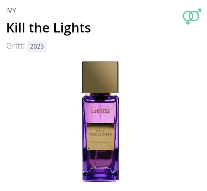 Profumi & Eau de Toilette: 2 ml KILL THE LIGHTS GRITTI  EXTRAIT ABFÜLLUNG – Nuovo (secondo la descrizione) da St. Gallen venduto da CaliSunshine 2