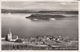 Ligerz u. St. Petersinsel 1953