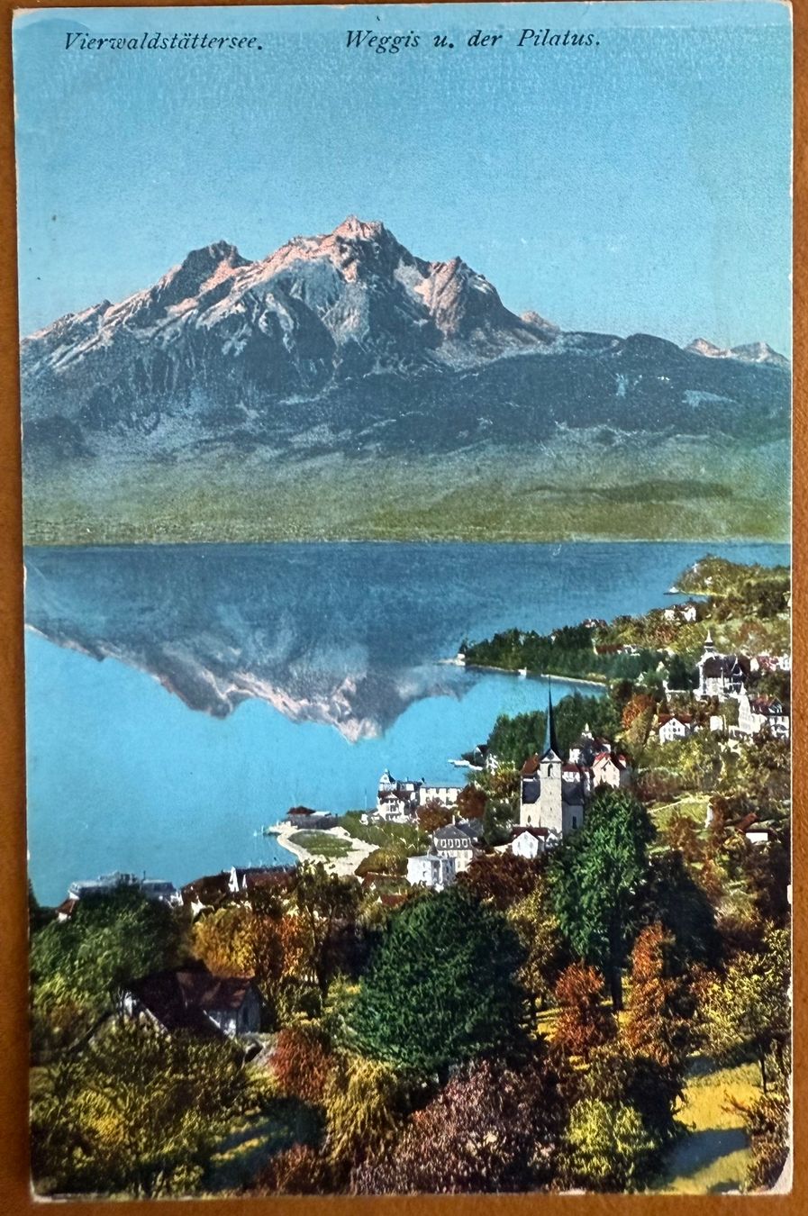 Cartoline postali: AK: WEGGIS - Schön ! – Usato da Lutry venduto da Ediego