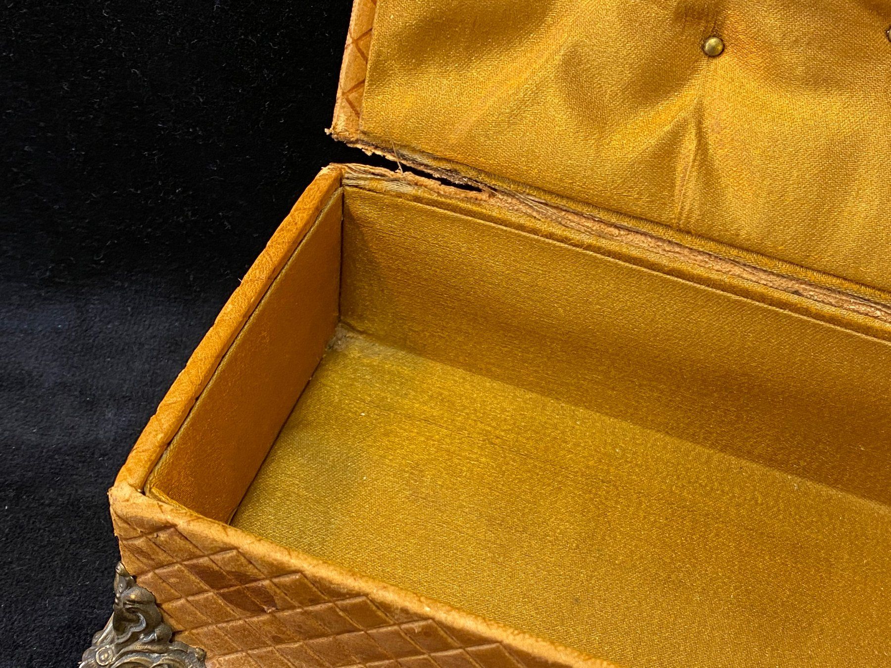 Barattoli: Seltene Antike Handschuh Box um 1890 – Usato da Schaffhausen venduto da vintageworld 6