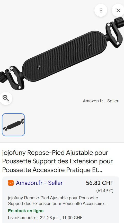 Kinderwagen: Repose-Pied Ajustable pour Poussette – Neu und originalverpackt aus Vevey von obi_n8zc 1