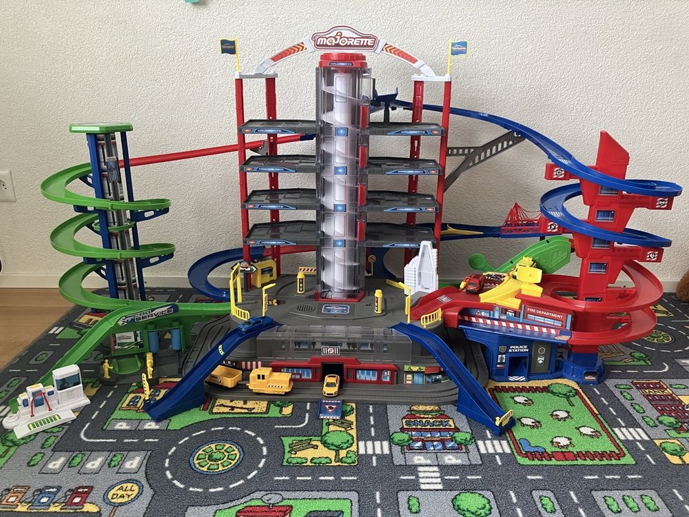 Super City Garage Majorette – Occasion Bon État, Jouet Mythique France (1/64)