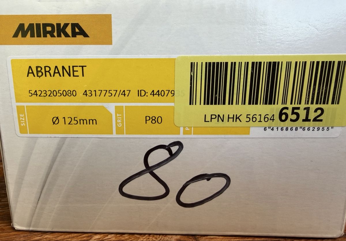 Mirka Aiguiseuses & polisseuses: Mirka Abranet 125 P80 – Neuf avec emballage d'origine à Krattigen par PENR1 1