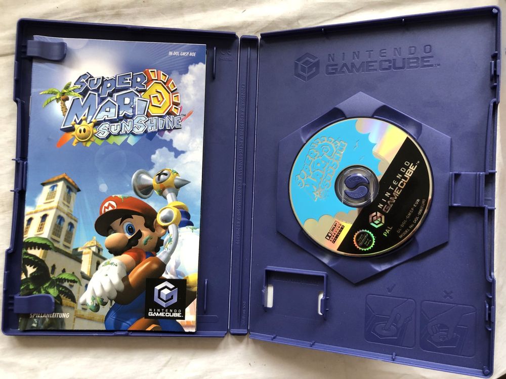 Jeu Super Mario Sunshine - Nintendo GameCube - Version PAL Complète (Boîte + Notice)
