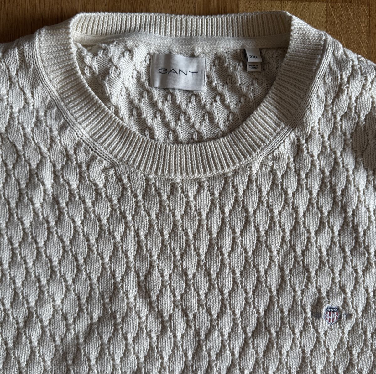 Gant Pullover & Sweatshirts: Gant Herren Pullover Strick | Farbe: Beige - Grösse: XXL – Neu (gemäss Beschreibung) aus Zürich von DoctorDi 2