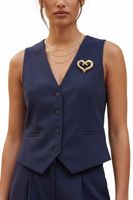 Nina Ricci Vintage Herz Brosche mit Box