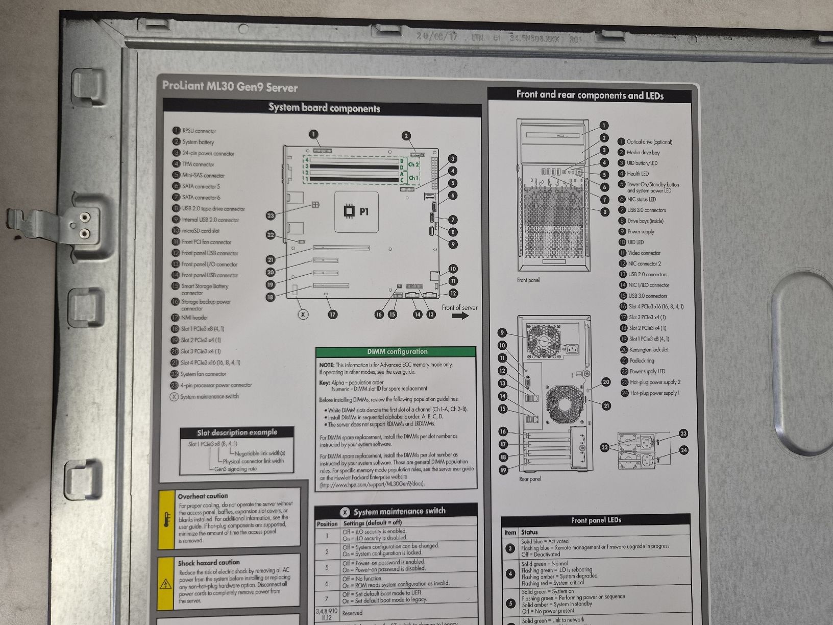 Hewlett Packard Server: HP ProLiant ML30 Gen9 Server, Intel Xeon, 4TB HDD – Usato da SCHAFFHAUSEN venduto da Atami99 5