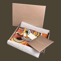 Bulgari Silk Echarpe Foulard Scarf & certificate and box 🎁