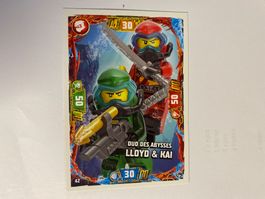 Carte Ninjago Lloyd & Kai Duo des Abysses - État parfait!