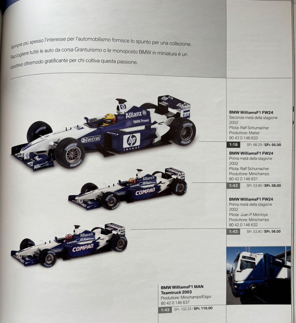 Libri: Modellini BMW -2003/04 – Nuovo (secondo la descrizione) da PARADISO venduto da pin_vlj8 6