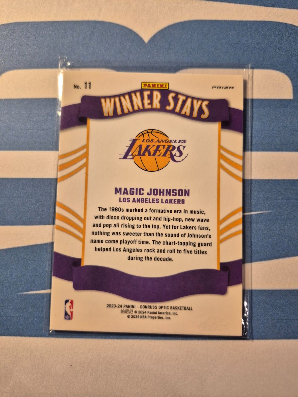 Panini Carte collezionabili: NBA Magic Johnson Los Angeles Lakers – Usato da Treiten venduto da Sauber73 1