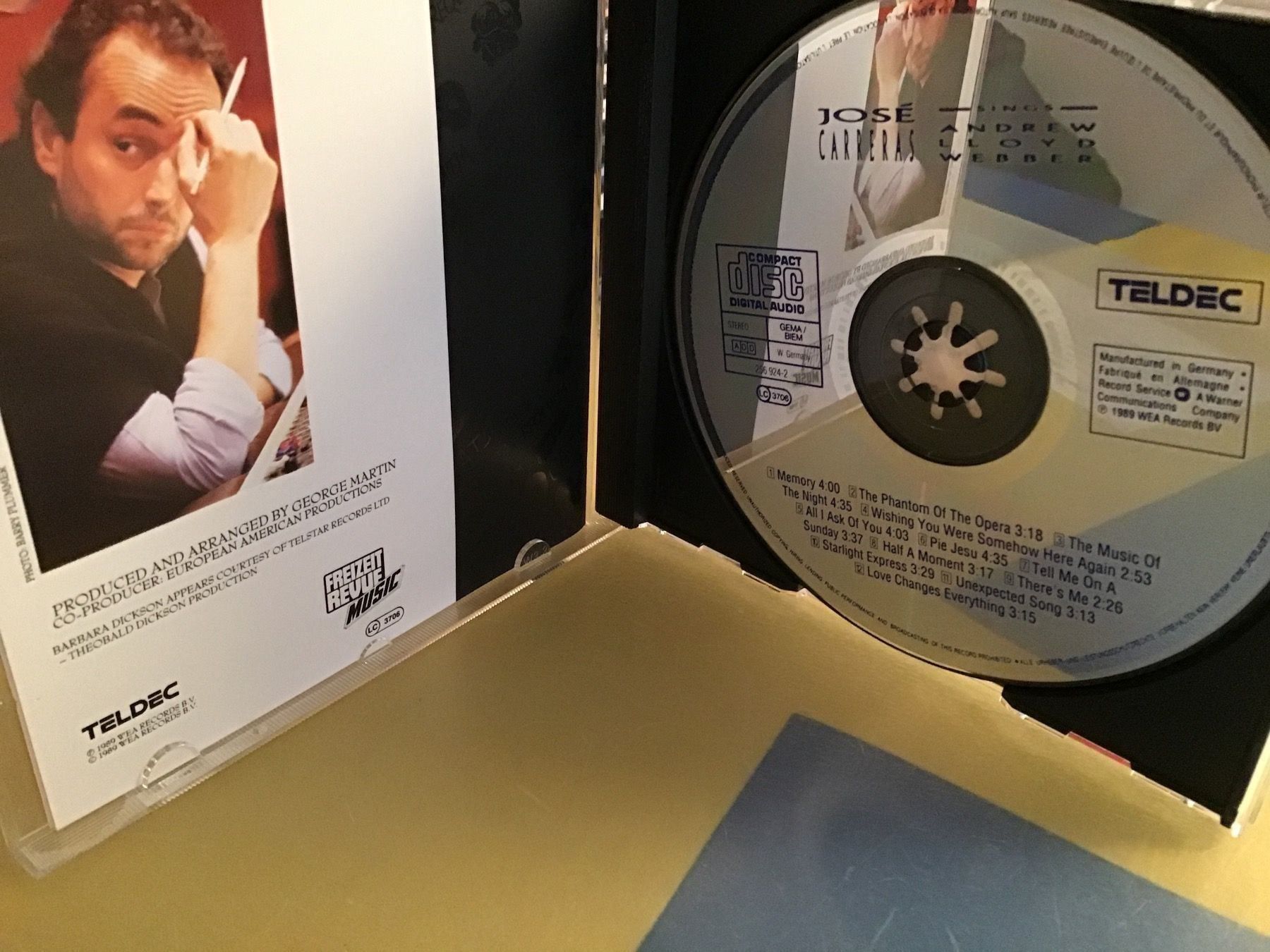 CD: Jose Carreras – Usato da Thierachern venduto da sweden08 2