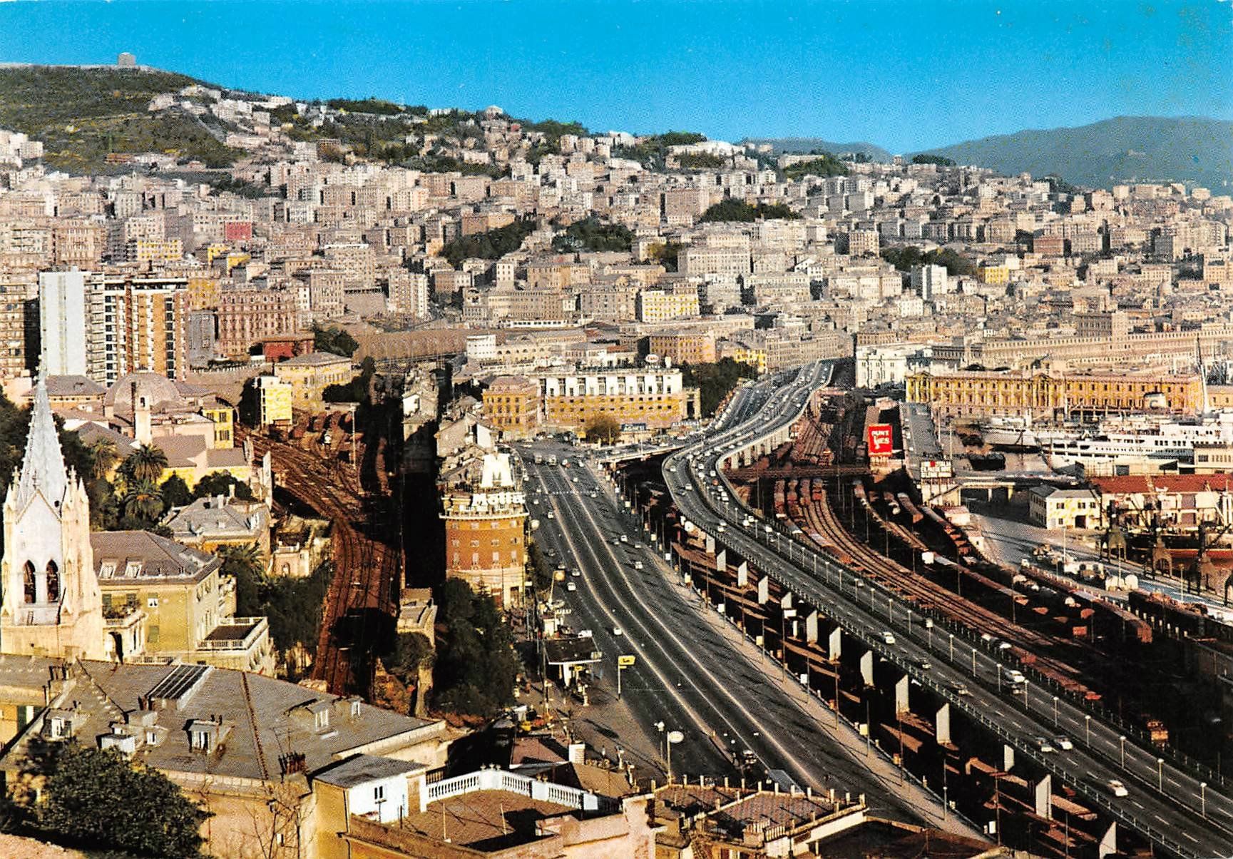 Cartoline postali: 3x Genua, Genova – Usato da Ottikon b.Kemptth. venduto da Neptun1974 4