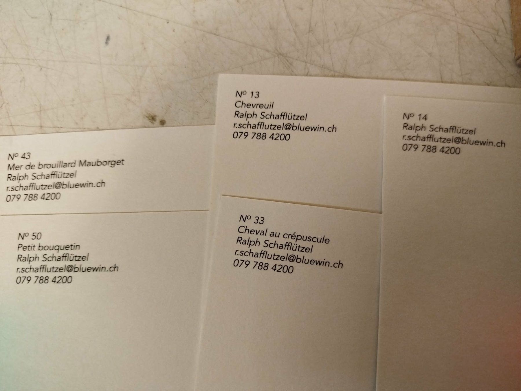 Cartoline postali: Cartes postales ( nr 2 ) – Usato da La Chaux-de-Fonds venduto da Emmaus2300CDF 5