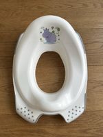 WC-Sitz Kinder weiss mit Nilpferd Motiv guter Zustand