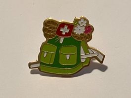 1 Pin Wandern Rucksack Schweiz