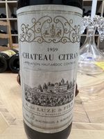 Château Citran 1959 de Luze Bordeaux 0.75L