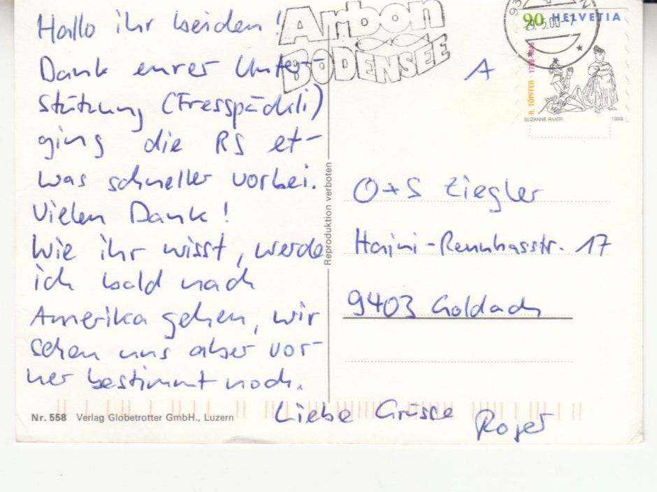 Cartoline postali: Humorkarte Sturmgewehr 2000 – Usato da Bürglen TG venduto da StampGraf 1