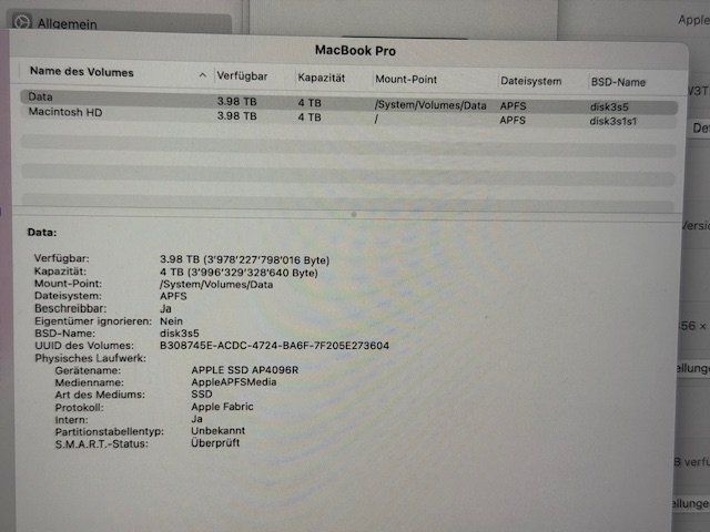 Apple Portables: MacBookPro 16 M1 Max,10-CPU,32-GPU,32GB/4TB SSD – D'occasion à Basel par Elektronik_Markt 4