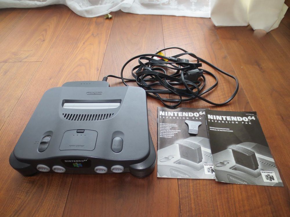 Nintendo 64 Konsole mit Expansions Pak inkl. Anleitungen (Gebraucht) in ...