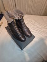 Damen Stiefel hochwertig Lammfell gefüttert mit Reissversch