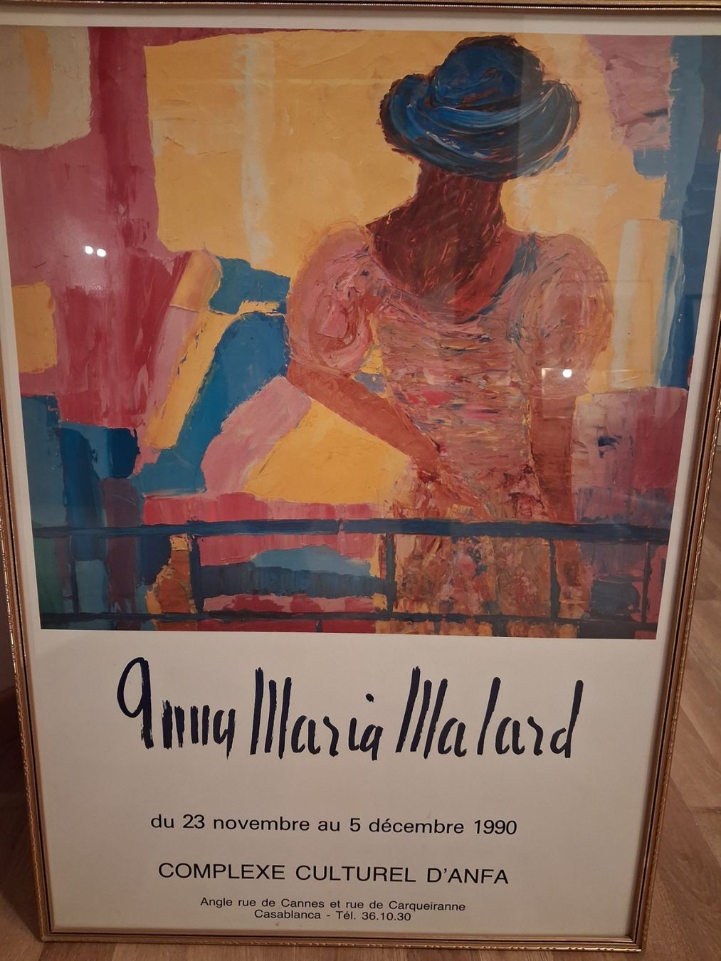 Poster & Bilder: Affiche exposition Anna Maria Malard Maroc – Gebraucht aus Genève von Anthracite