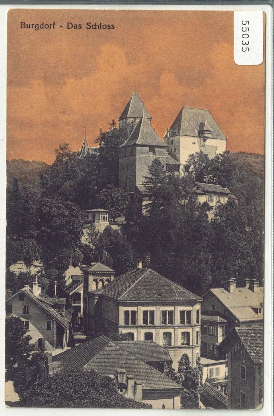 Cartoline postali: Burgdorf - Das Schloss - coloriert – Usato da Ettingen venduto da Kartenplanet