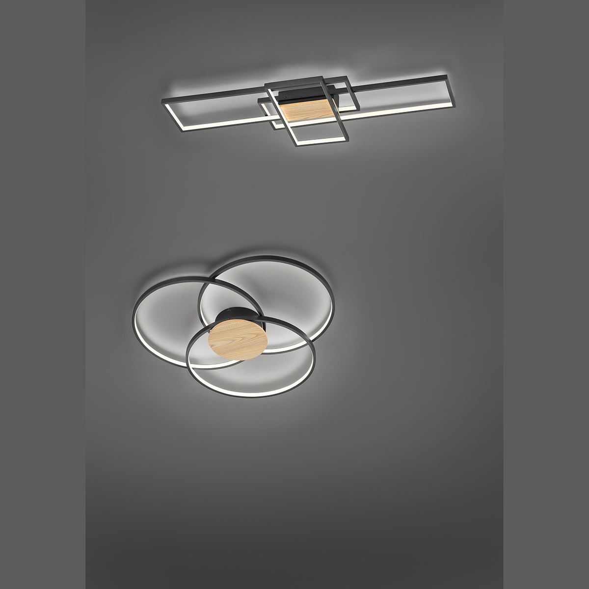 Lampadari & plafoniere: LED Deckenleuchte, Schwarz, 80 cm Ø – Nuovo (secondo la descrizione) da Kreuzlingen venduto da Smart-Light 2