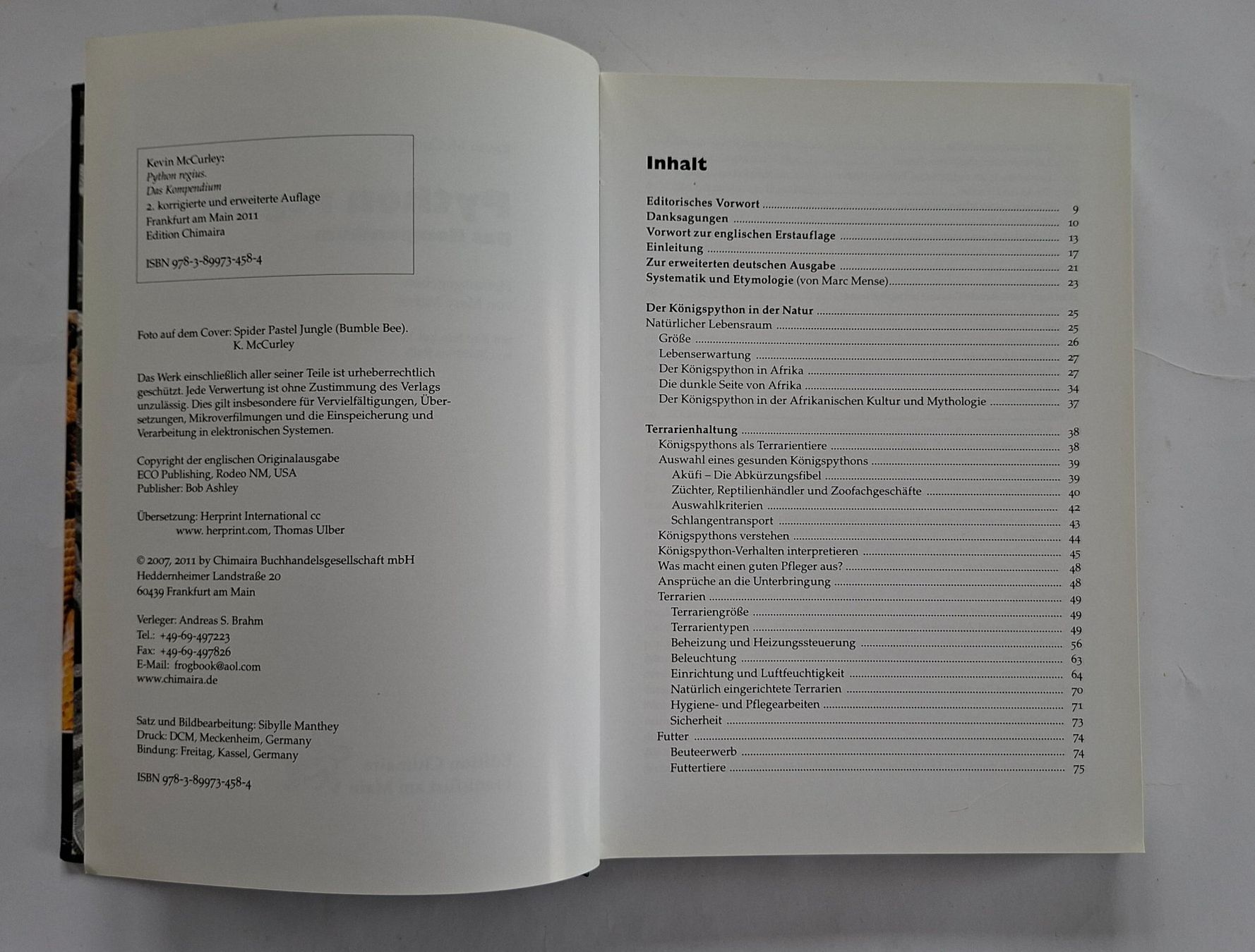 Bücher: Python Regius - Das Kompendium, Kevin McCurley – Gebraucht aus Opfikon von Diversamente 2