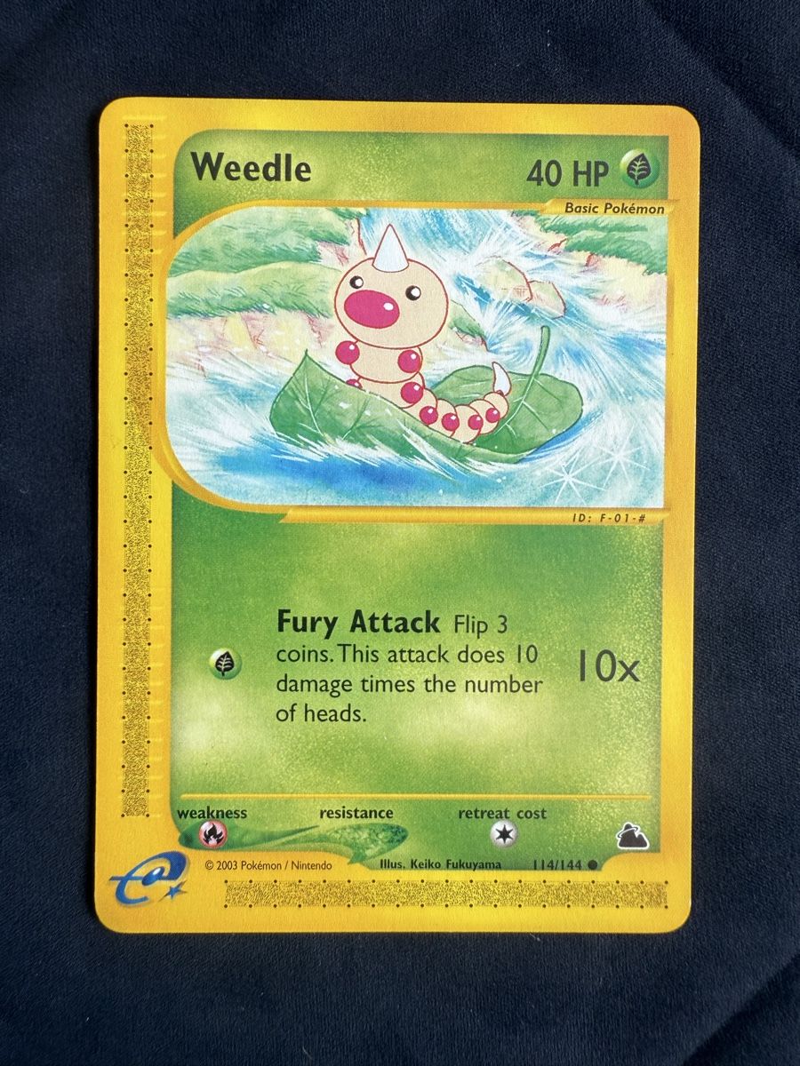 Pokémon Sammelbilder & Trading cards: Weedle Pokémon Skyridge - 114/144 – Neu (gemäss Beschreibung) aus Winterthur von SiddyPokemon