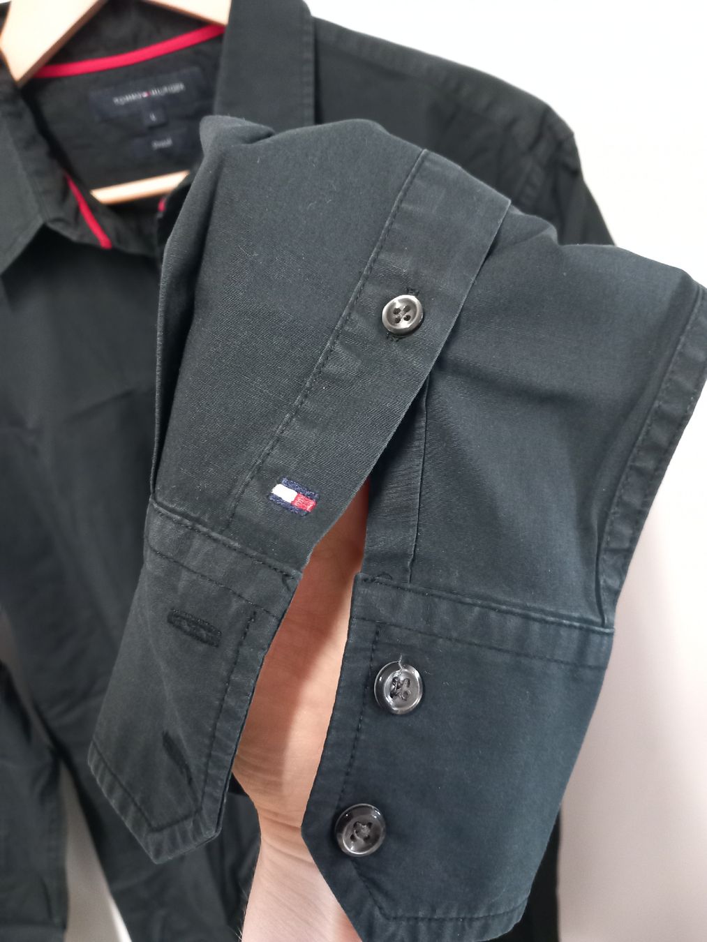Tommy Hilfiger Camicie: Tommy Hilfiger Stretch Hemd Gr.L – Usato da Gwatt (Thun) venduto da umwelt-brocki 2