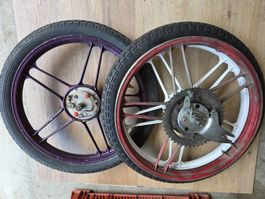 Radsatz vorne & hinten 17" Puch Maxi S /Puch Sport