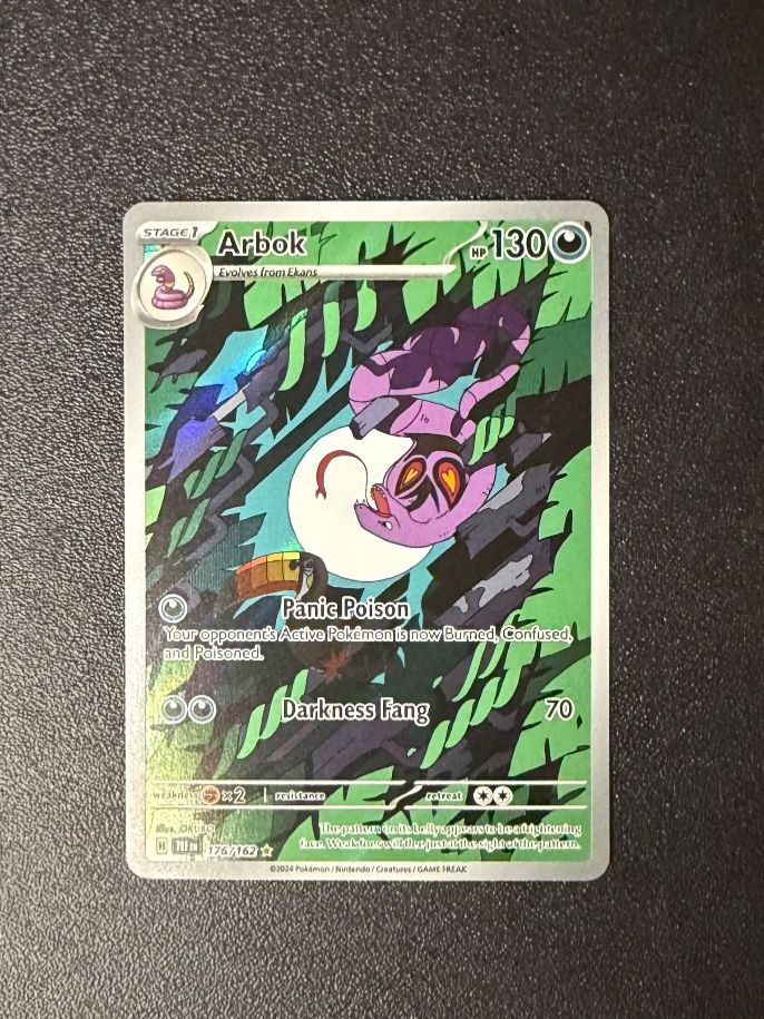 Pokémon Carte collezionabili: Arbok #176/162 – Nuovo (secondo la descrizione) da Niedergösgen venduto da SwissPokeCards