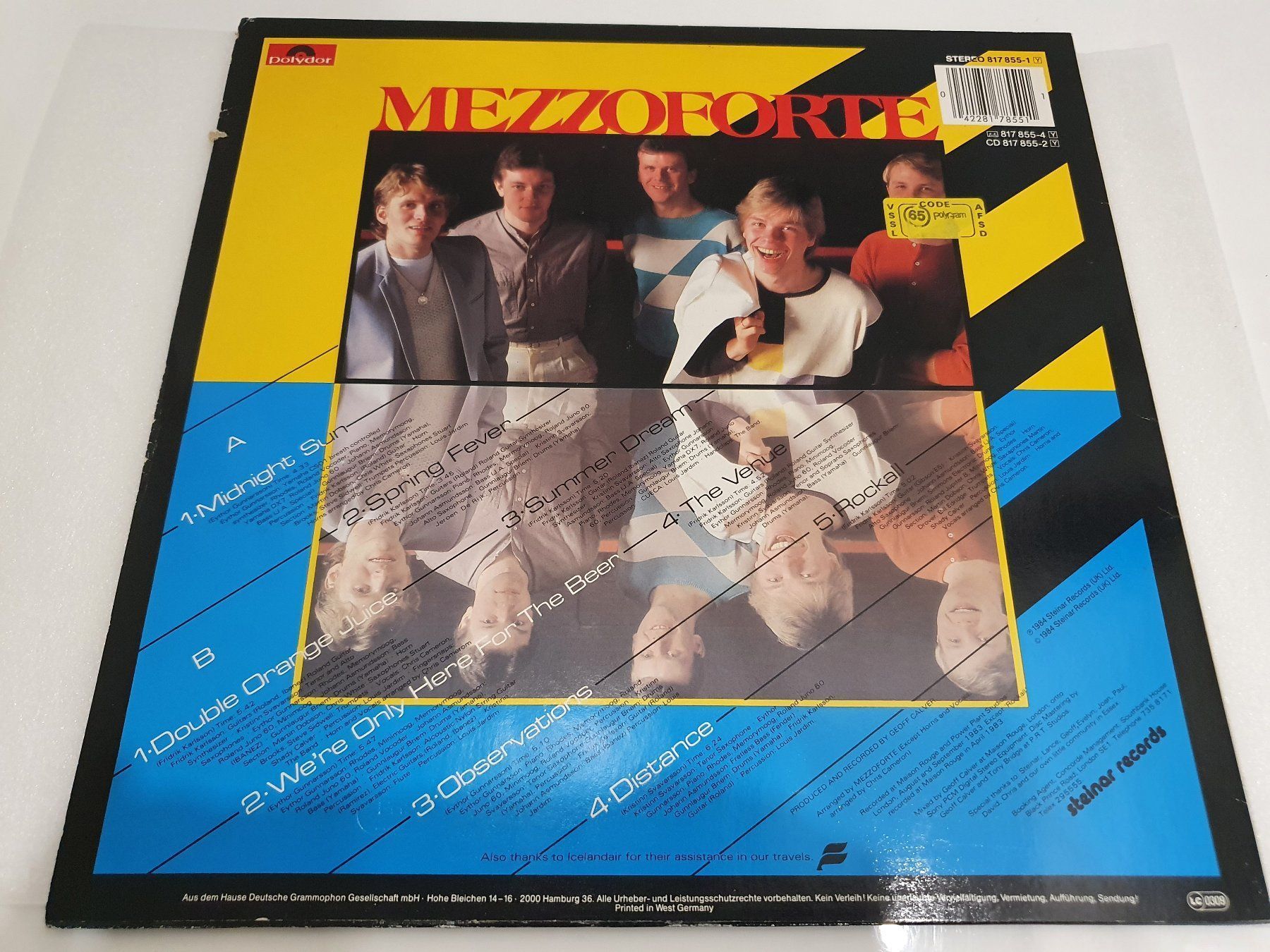 Dischi in vinile: Mezzoforte – Observations – Usato da Uster venduto da Vinyl-Leidenschaft 1