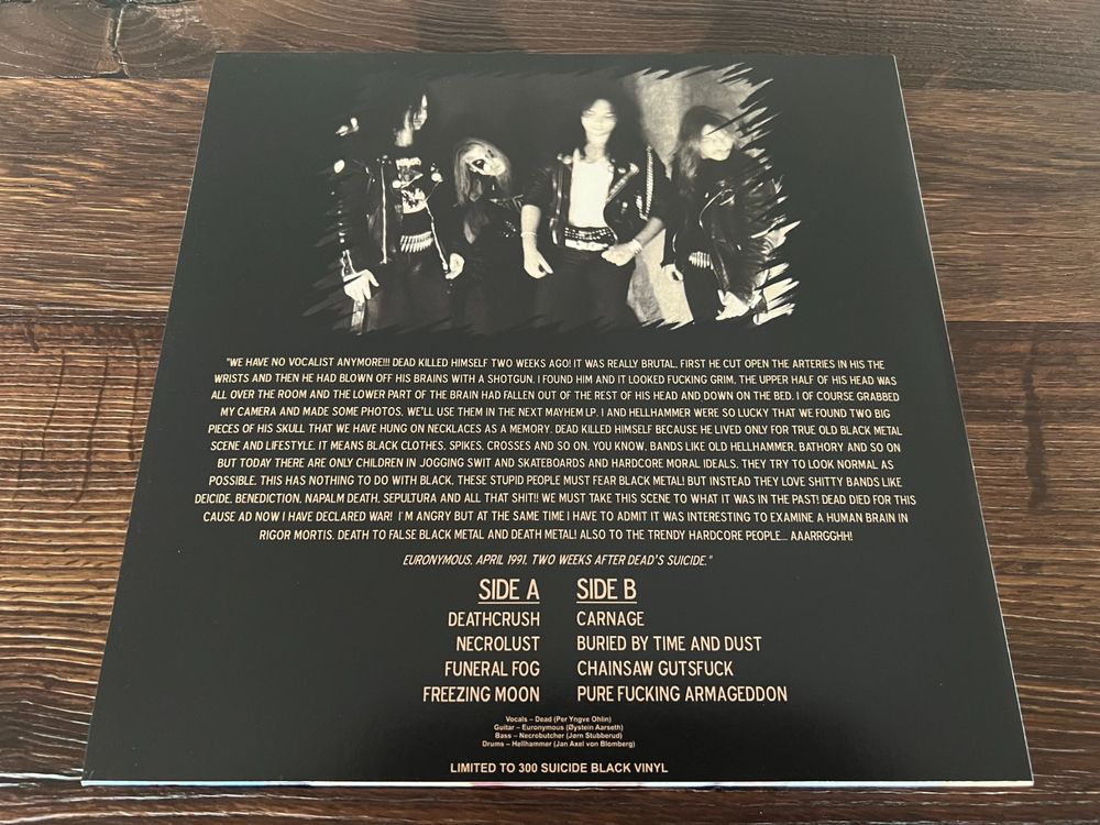 MAYHEM DAWN OF THE BLACK HEARTS (LIMITED 300 COPIES) VINYL Kaufen