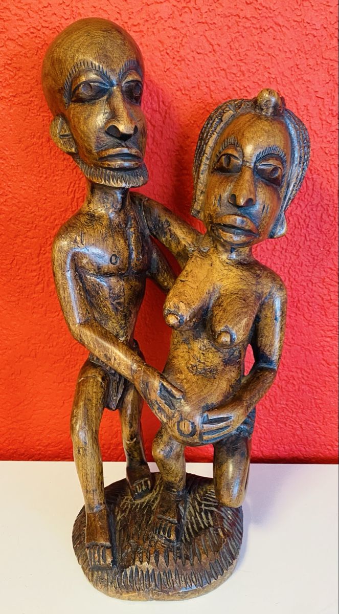 Skulpturen & Statuen: Afrikanische Holzskulptur - Liebe und Fruchtbarkeit – Gebraucht aus Zäziwil von Emlea 1