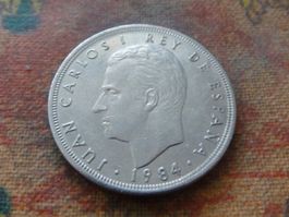 ESPAGNE  5  Pesetas  1984  (Z)