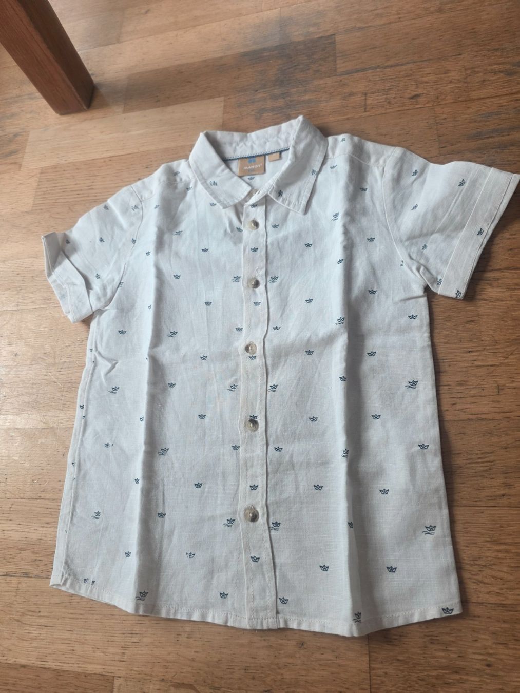 Manor Camicie, T-shirt & Polo: Leinen Hemd Gr 116 Manor – Usato da Wichtrach venduto da Elenagonzi 3