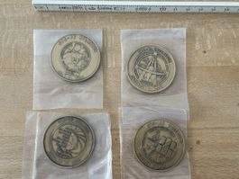 Nasa - Lot de 4 pièces commémoratives de missions spatiales