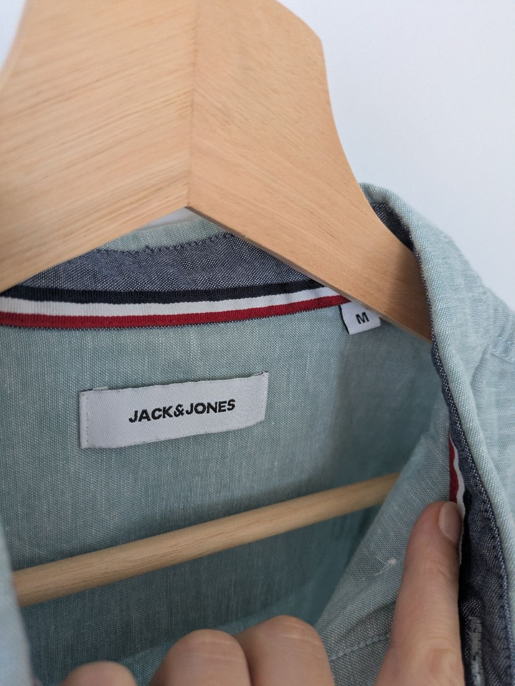 Camicie: Hemd von Jack & Jones Gr. M Hellblau Sommerlich-leicht – Usato da Rorschach venduto da joh_v2y2 2