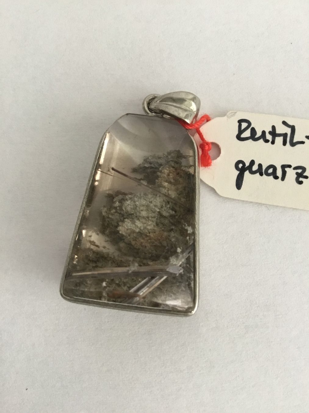 Ciondoli: Anhänger Rutilquarz gefasst – Nuovo e nell'imballaggio originale da Doppleschwand venduto da lapis106 3