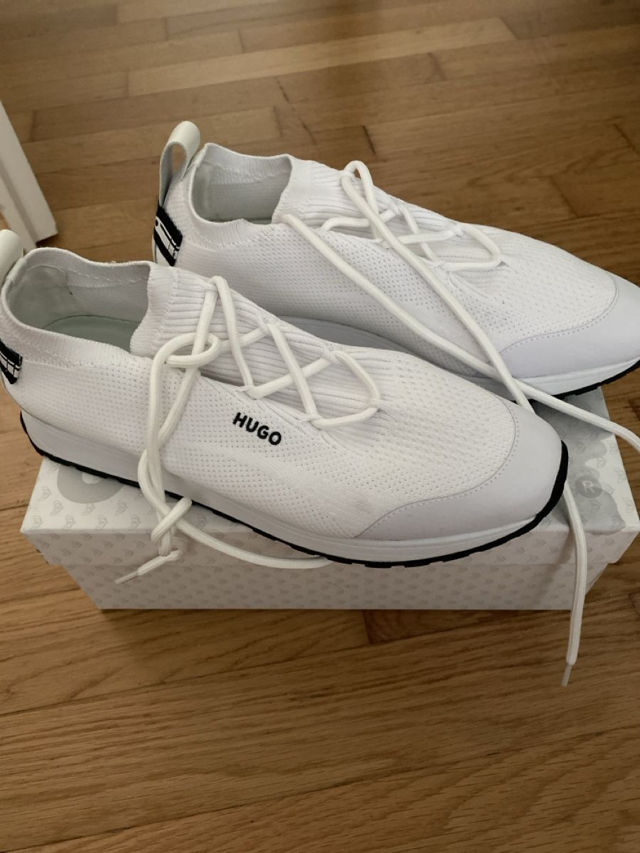 Hugo Boss Chaussures femmes: HUGO BOSS Sneaker Gr. 39, weiss – D'occasion à Stein AG par syl_j9cl