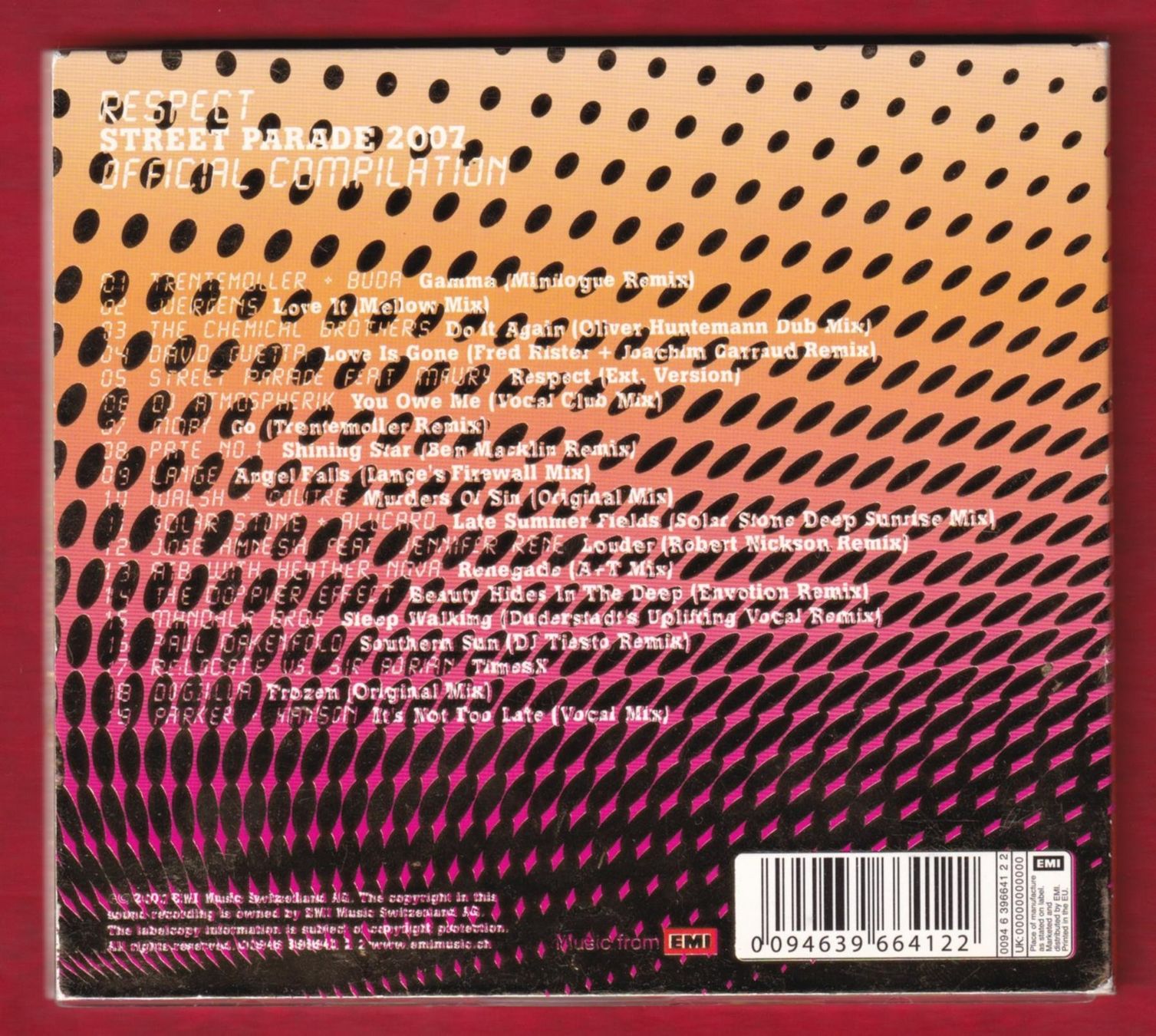 CD: Street Parade 2007 Official Compilation (CD) – Usato da Zürich venduto da Pfluftl2000 1