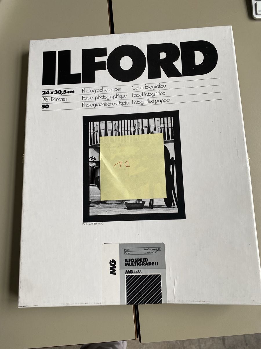 Ilford Carta: Vintage Fotopapier – Usato da Thalheim AG venduto da wernliegg 1