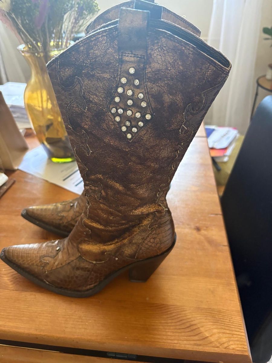 Scarpe da donna: Bottes de cowboy originales style serpent, taille 37 – Usato da Lausanne venduto da Magdalene30 4