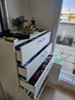 Kommode weiss 5 Schubladen 132 x 80x 42 cm guter Zustand