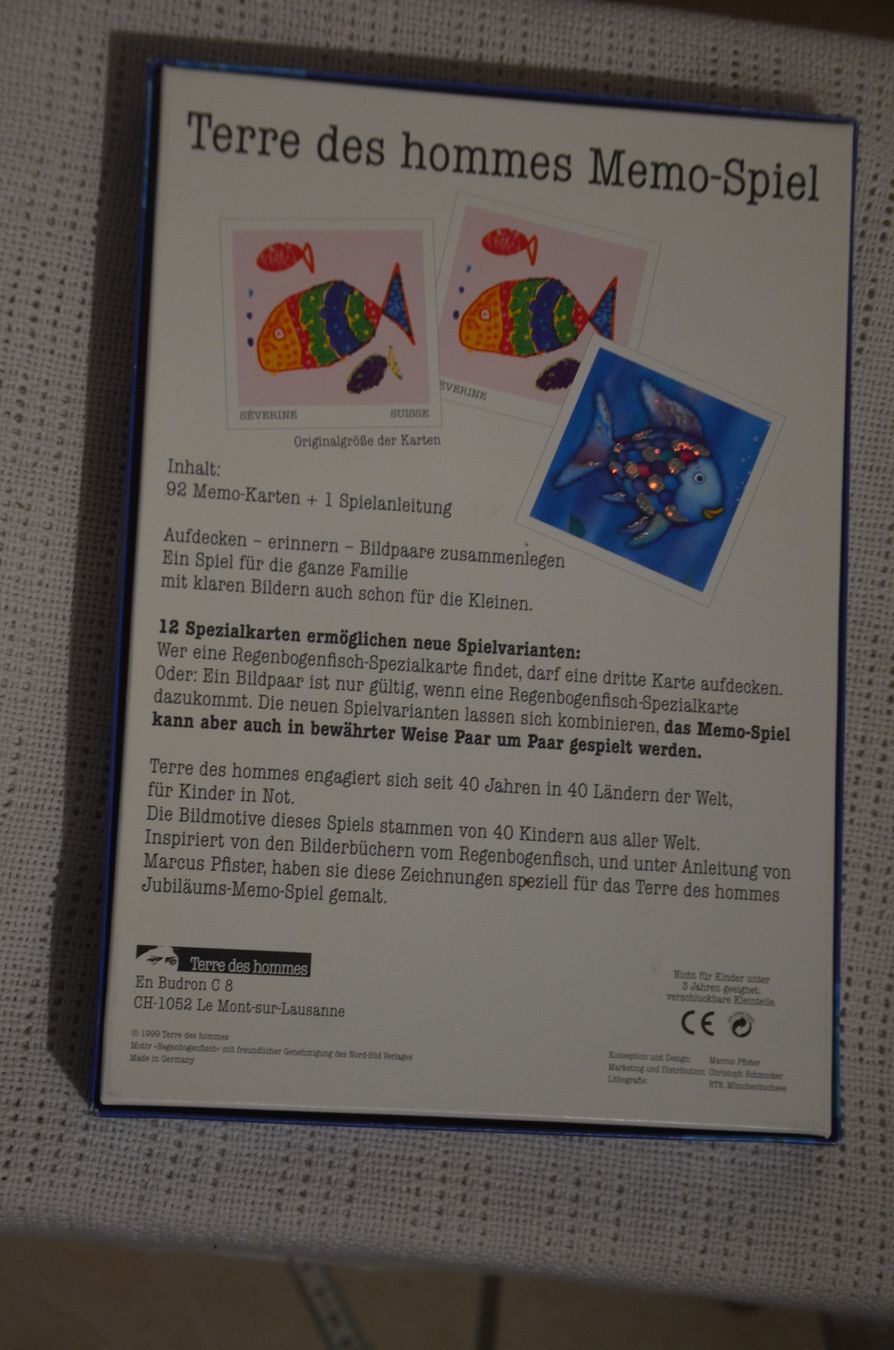 Giochi: JEUX - SPIEL MEMORY – Usato da Chiasso venduto da Dolly015 1