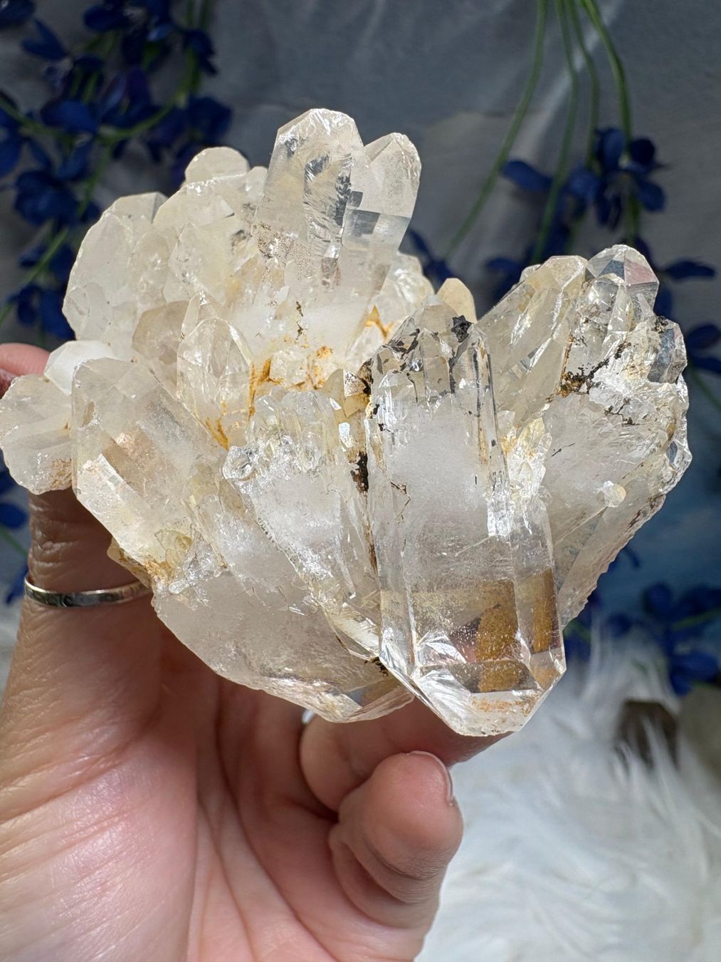 Minerali & Pietre curative: Laotischer Clear Quartz Cluster – Nuovo (secondo la descrizione) da Neuheim venduto da m.hald 9